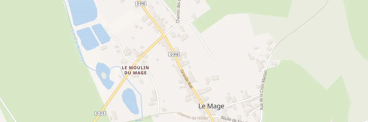 Plan du 30 Rue Grande Rue au Mage