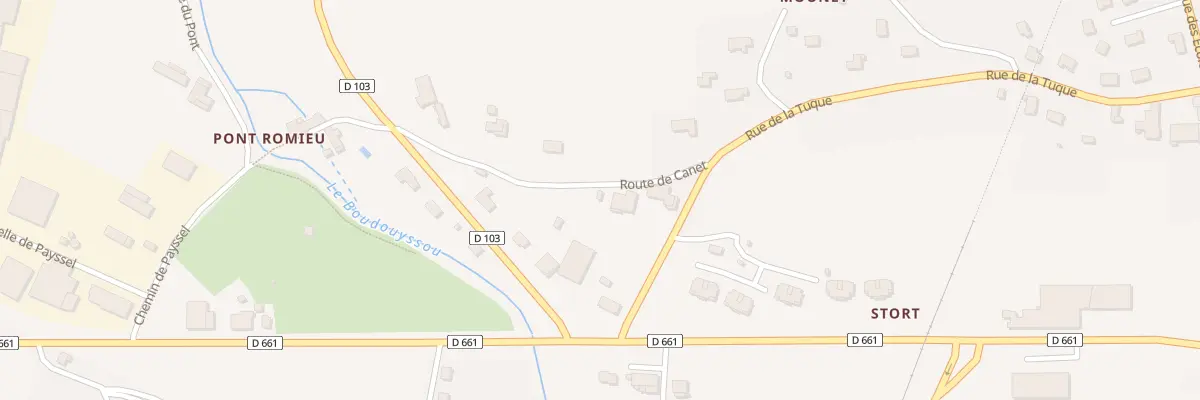 Plan du 190 Rte de Canet à Penne-d’Agenais