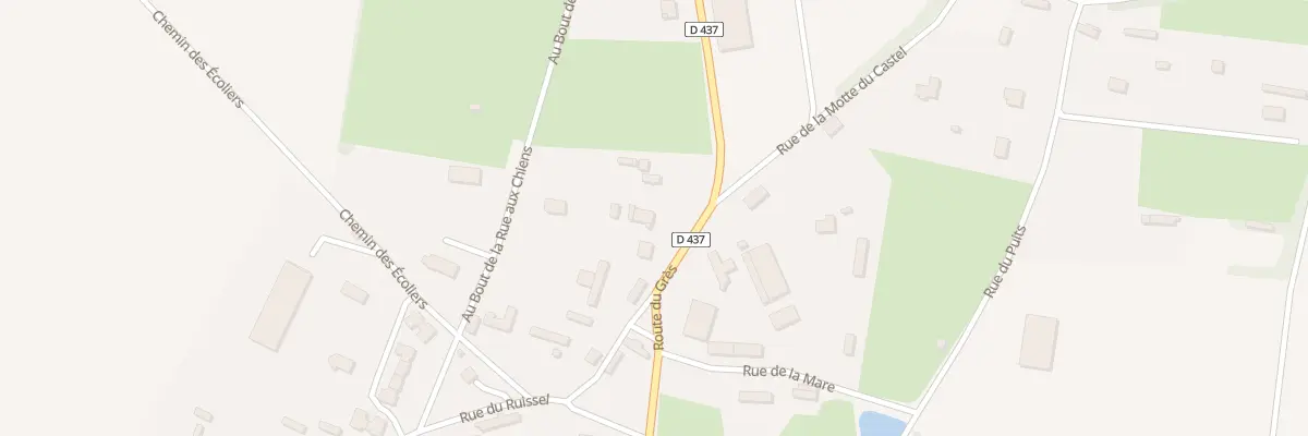 Plan du 7 Rte du Gres à Houdetot