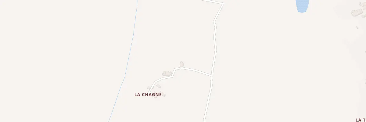 Plan du 1 La Chagne à Adriers