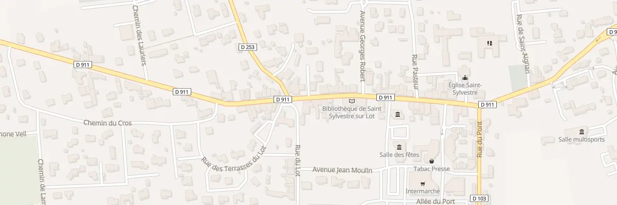Plan du 39 Rue de la République à Saint-Sylvestre-sur-Lot