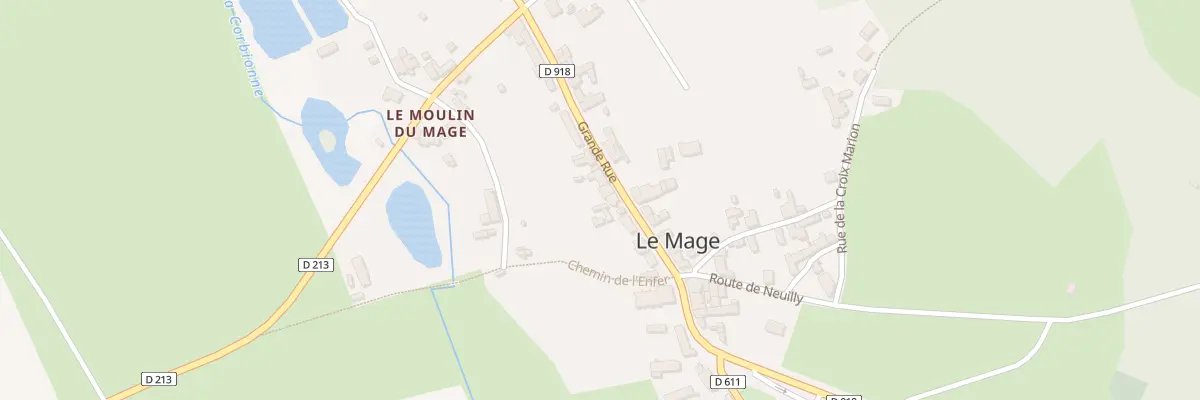 Plan du 11 Rue Grande Rue au Mage