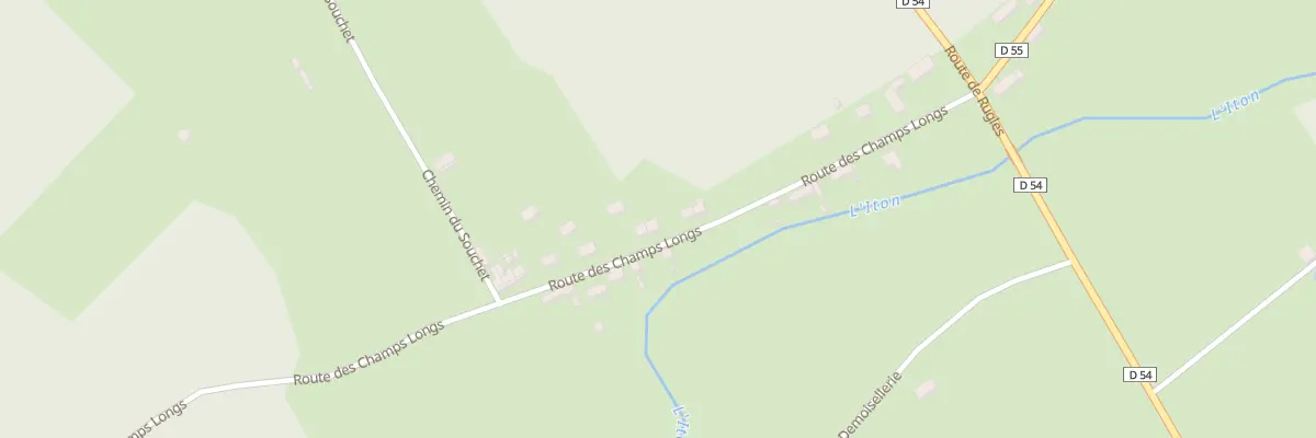 Plan du 10 Rte des Champs Longs à Bourth