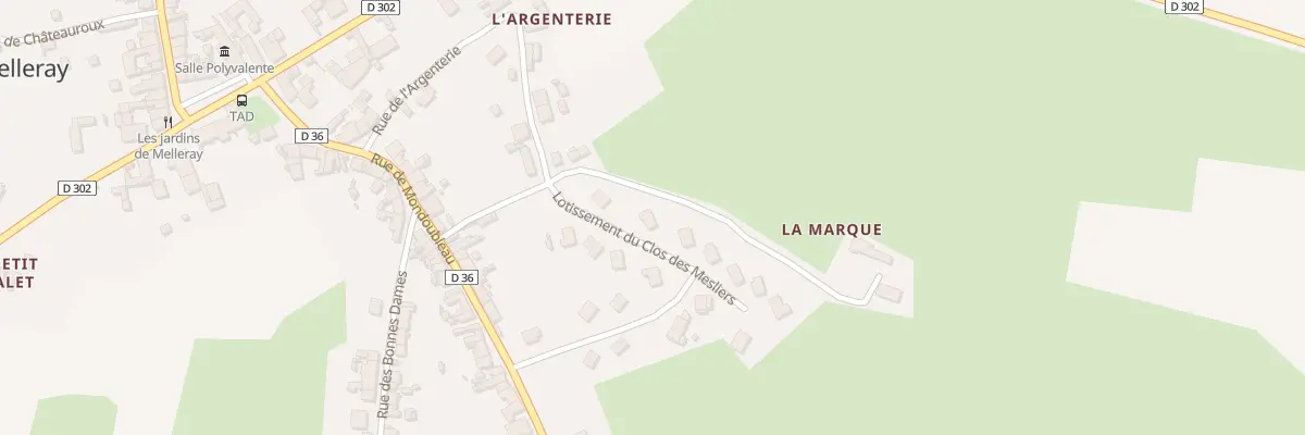 Plan du 22 Lot du Clos des Mesliers à Melleray