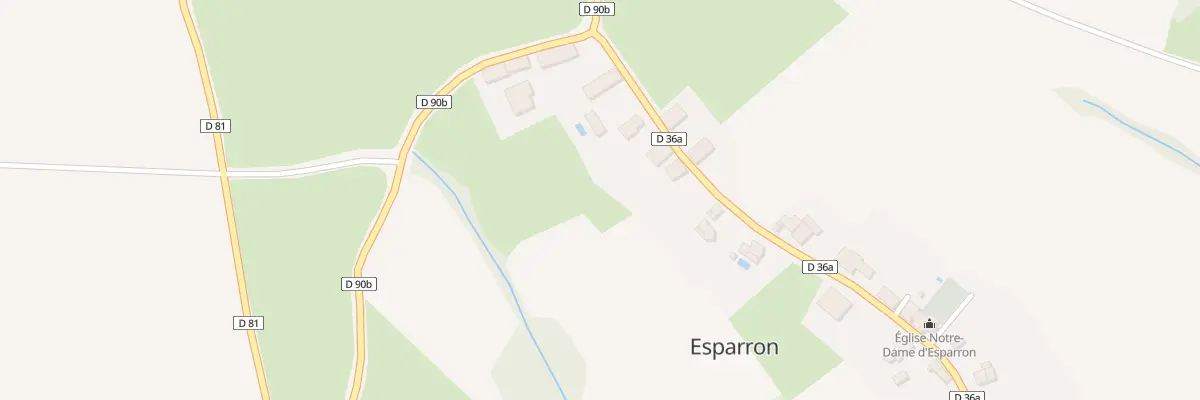 Plan du 23 Esparron à Esparron