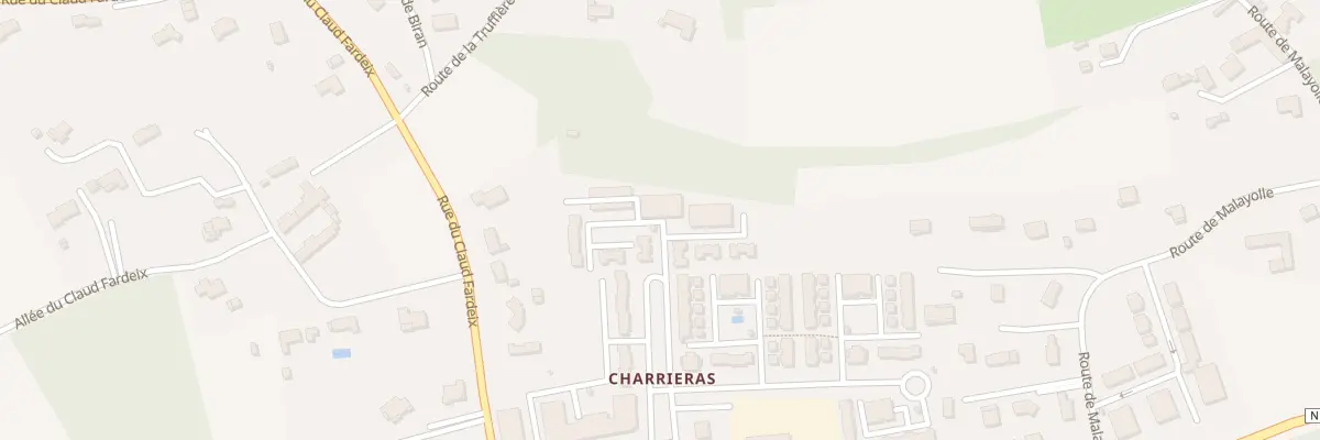 Plan du 9005 Charrieras à Trélissac