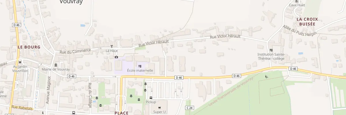 Plan du 22 Rue des Ecoles à Vouvray