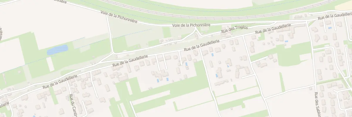 Plan du 55 Rue de la Gaudellerie à Montlouis-sur-Loire
