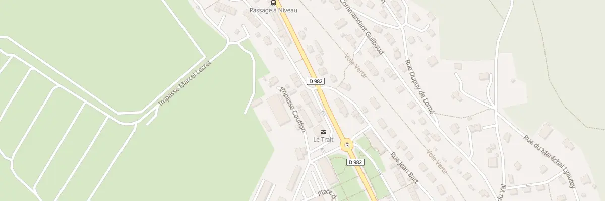 Plan du 19 Rue du Marechal Gallieni au Trait