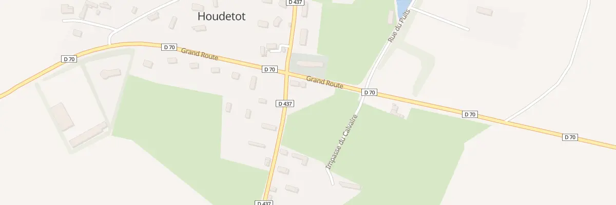 Plan du 3 Grand Route à Houdetot
