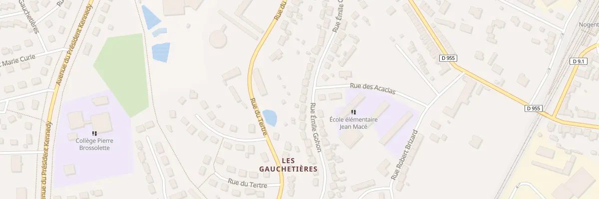 Plan du 30 Rue Emile Gohon à Nogent-le-Rotrou