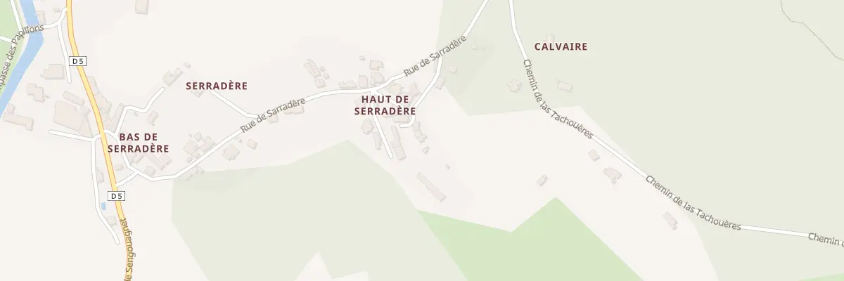 Plan du 121 Che de Sarradère d’En Haut à Aspet