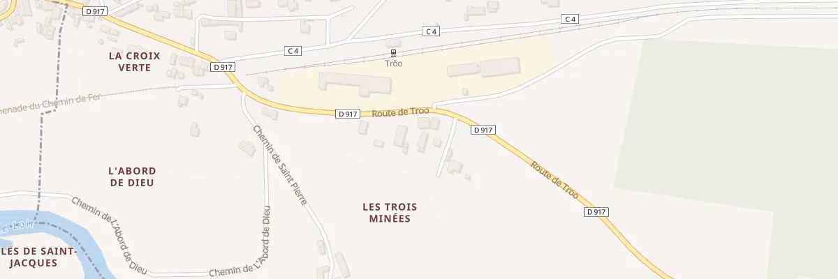 Plan du 2885 Rte de Troo à Montoire-sur-le-Loir