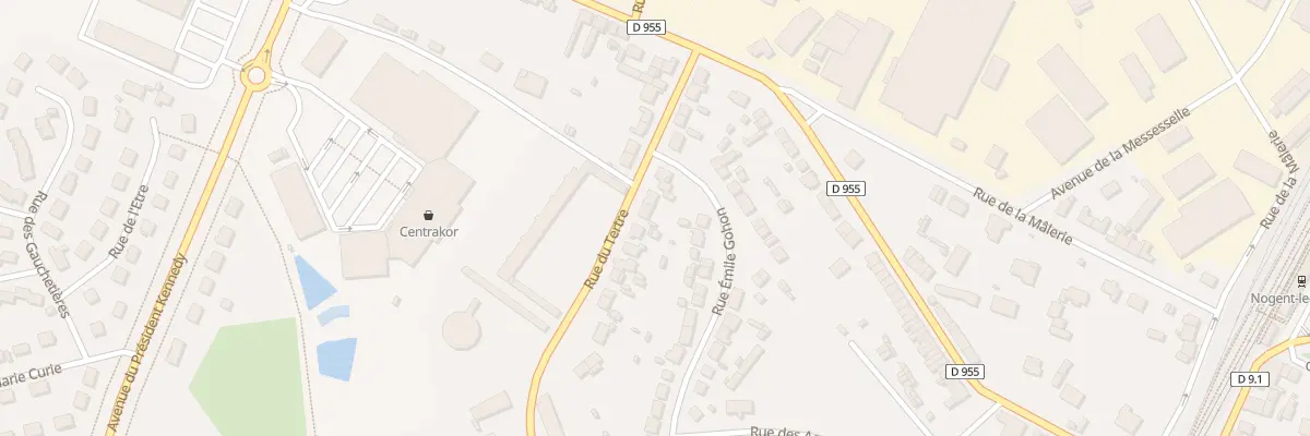 Plan du 15 Rue du Tertre à Nogent-le-Rotrou
