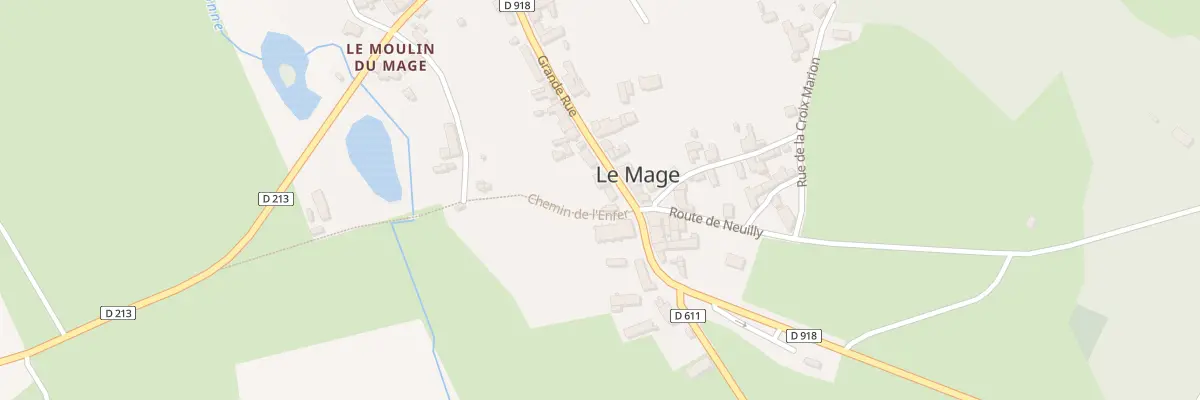 Plan du 3 Rue Grande Rue au Mage