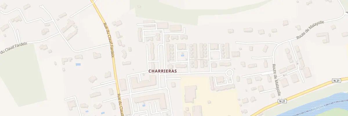 Plan du 9003 Charrieras à Trélissac