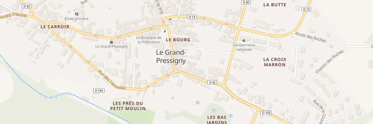 Plan du 3T Rue du Docteur Leveille au Grand-Pressigny