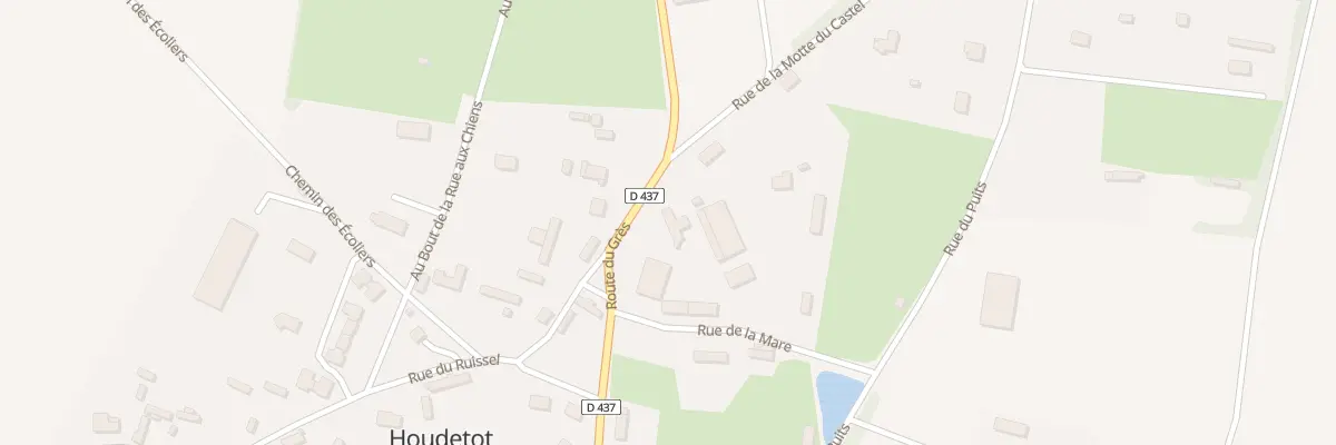 Plan du 6 Rte du Gres à Houdetot