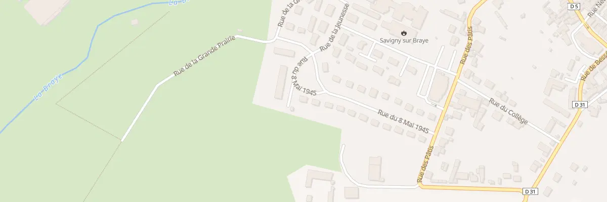Plan du 21 Rue du 8 Mai 1945 à Savigny-sur-Braye