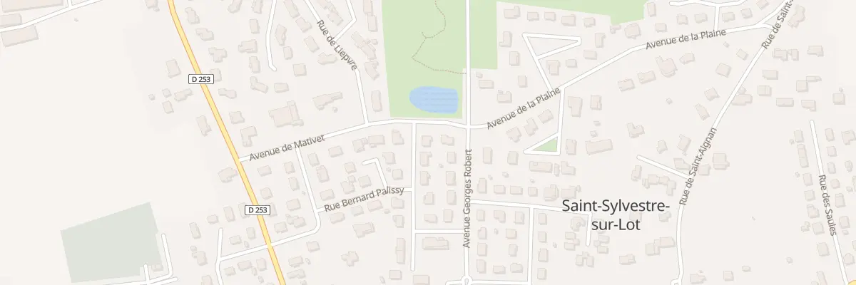 Plan du 10 Rue Jasmin à Saint-Sylvestre-sur-Lot