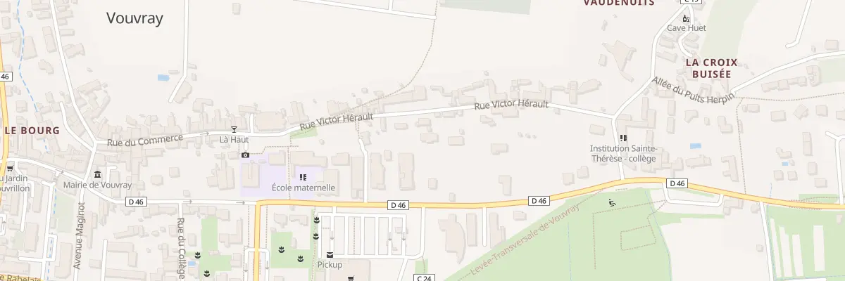 Plan du 24B Rue des Ecoles à Vouvray