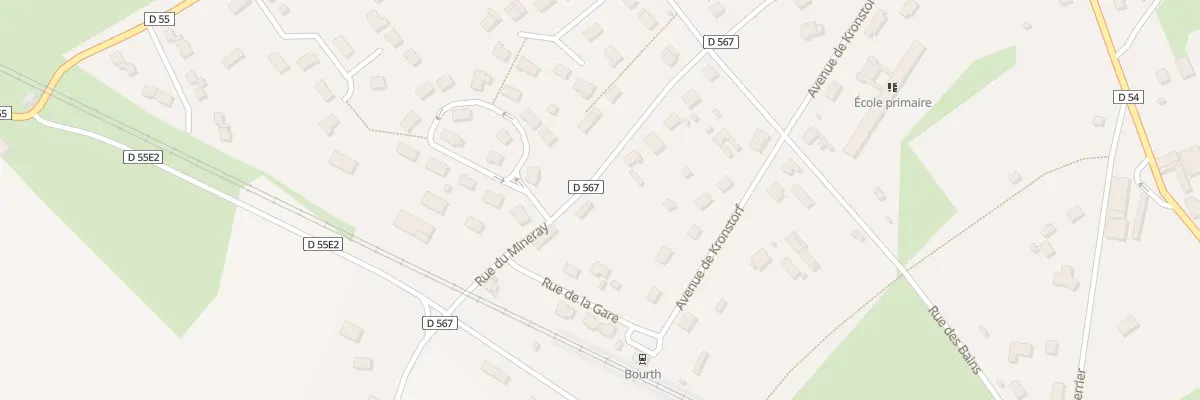 Plan du 11 Rue du Mineray à Bourth