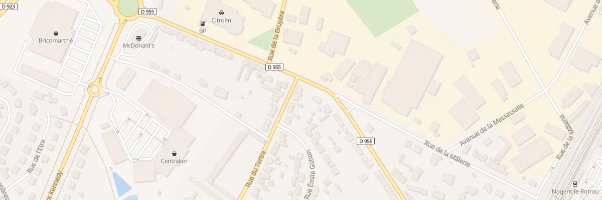 Plan du 3 Rue du Tertre à Nogent-le-Rotrou