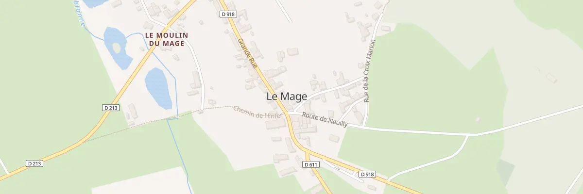 Plan du 1 Rle du Haut Chene au Mage