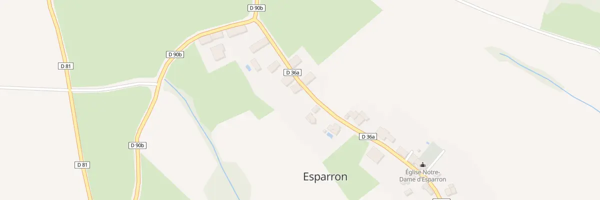Plan du 24 Esparron à Esparron
