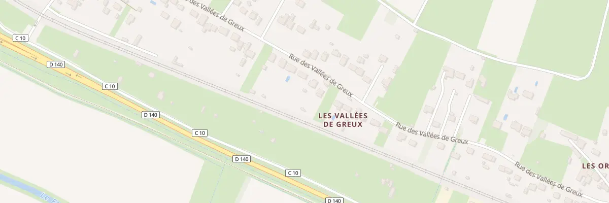 Plan du 41 Rue des Vallées de Greux à Montlouis-sur-Loire
