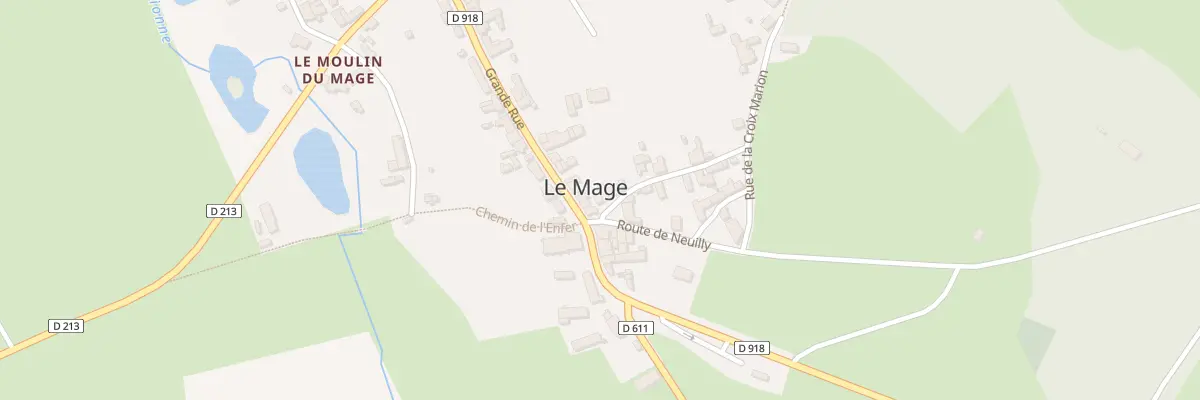 Plan du 14 Rue Grande Rue au Mage
