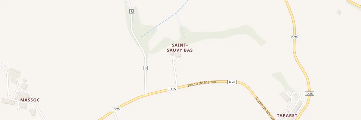 Plan du 5030 Saint Sauvy à Gramont
