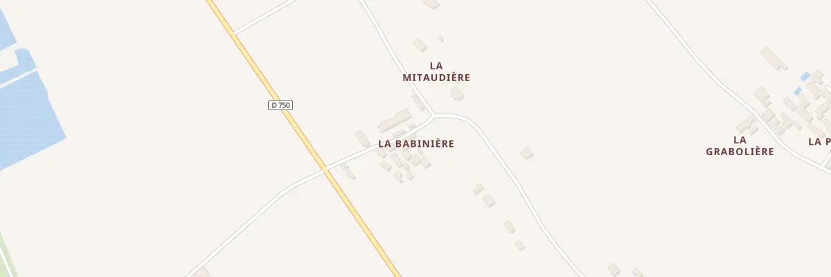 Plan du 2 La Babinière à Chambon