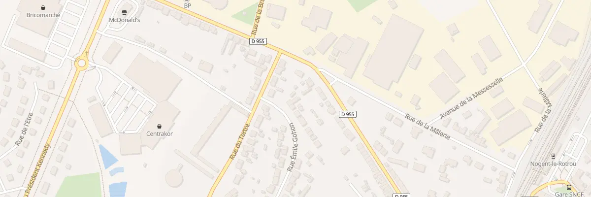 Plan du 1B Rue Emile Gohon à Nogent-le-Rotrou