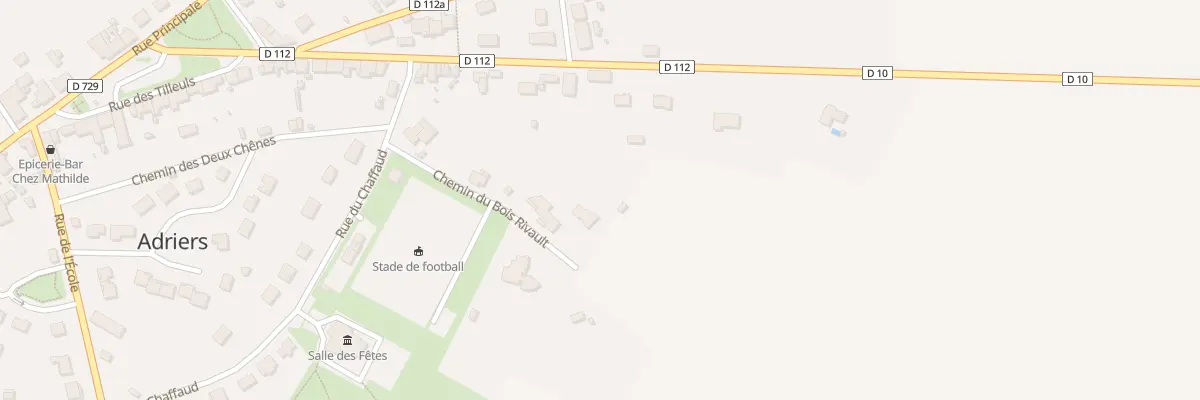 Plan du 5509 Le Bois Rivaux à Adriers