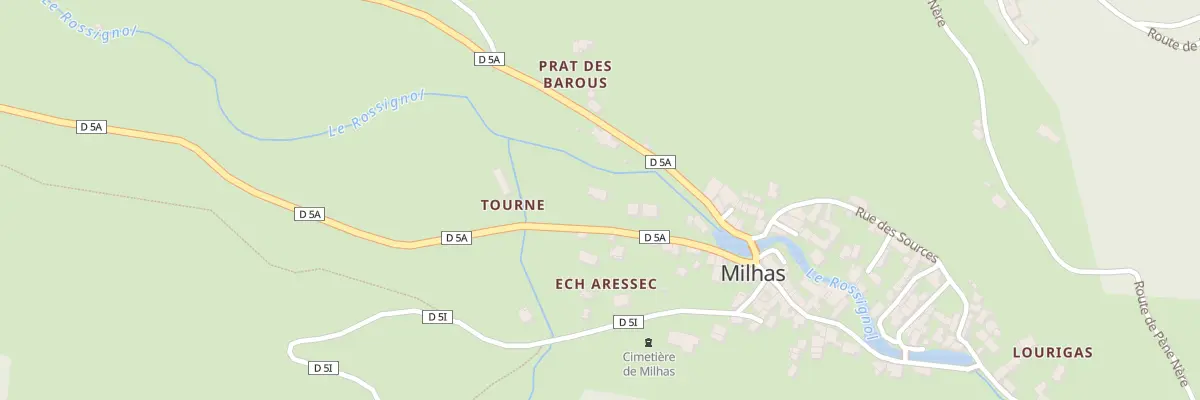 Plan du 152 Village à Milhas