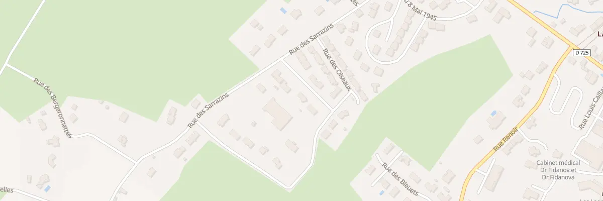 Plan du 6 Rue des cerisiers à La Roche-Posay
