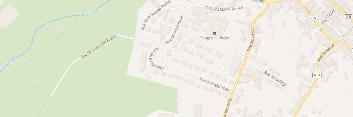 Plan du 18 Rue du 8 Mai 1945 à Savigny-sur-Braye