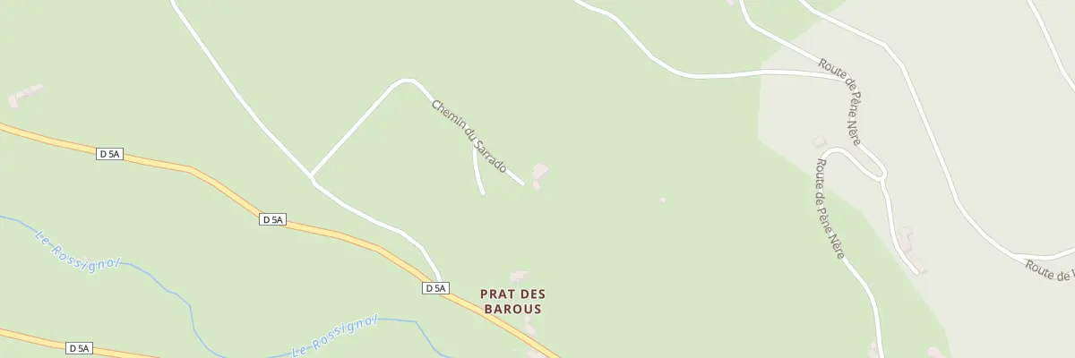 Plan du 77 Sarrado à Milhas
