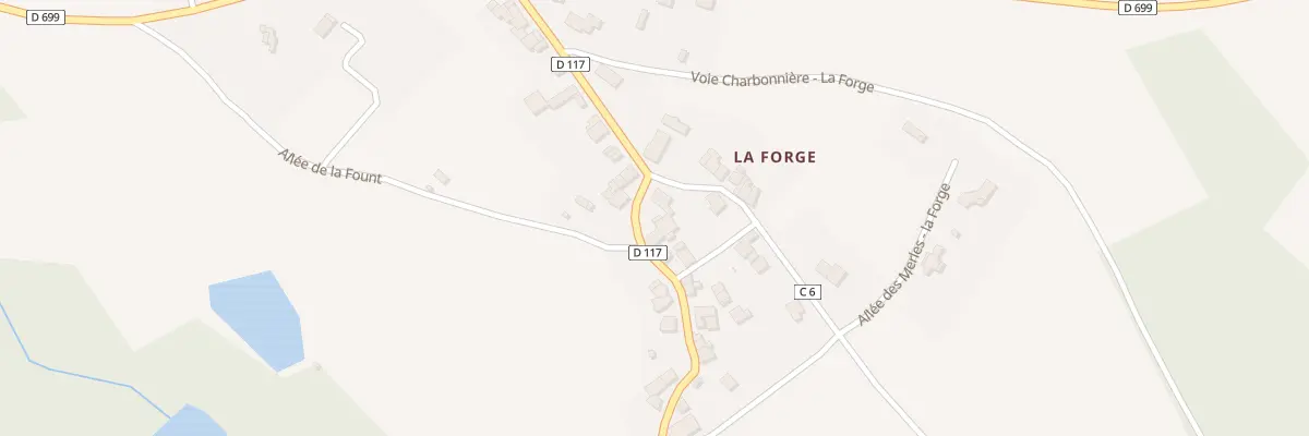 Plan du 2 Rte de la Cheneviere-La Forge à Saint-Mathieu