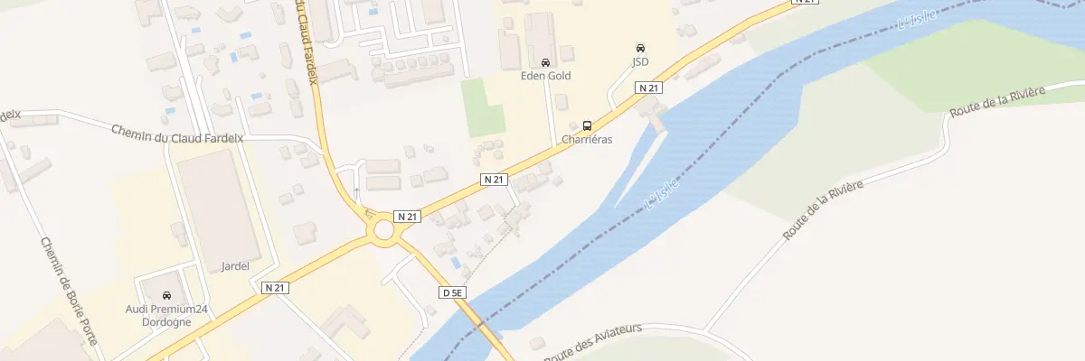 Plan du 70 Av de l’Automobile à Trélissac