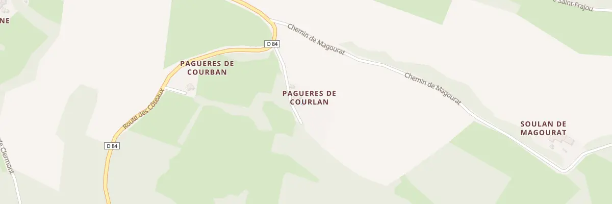 Plan du 95 Imp Pagueres de Courban à Saint-Laurent