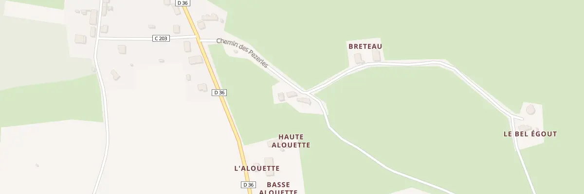 Plan du 5233 Haute Alouette à Melleray