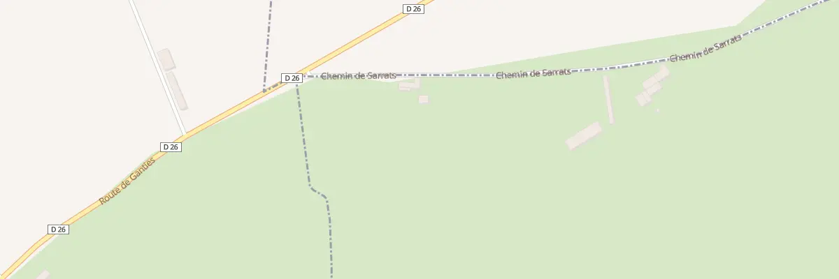 Plan du 6 Chem de Sarrats à Couret