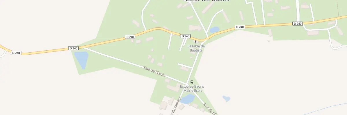 Plan du 8 Rue du Moulin à Ectot-lès-Baons