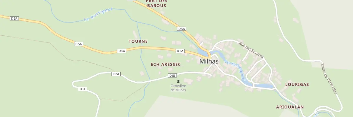 Plan du 150 Ech Aressec à Milhas