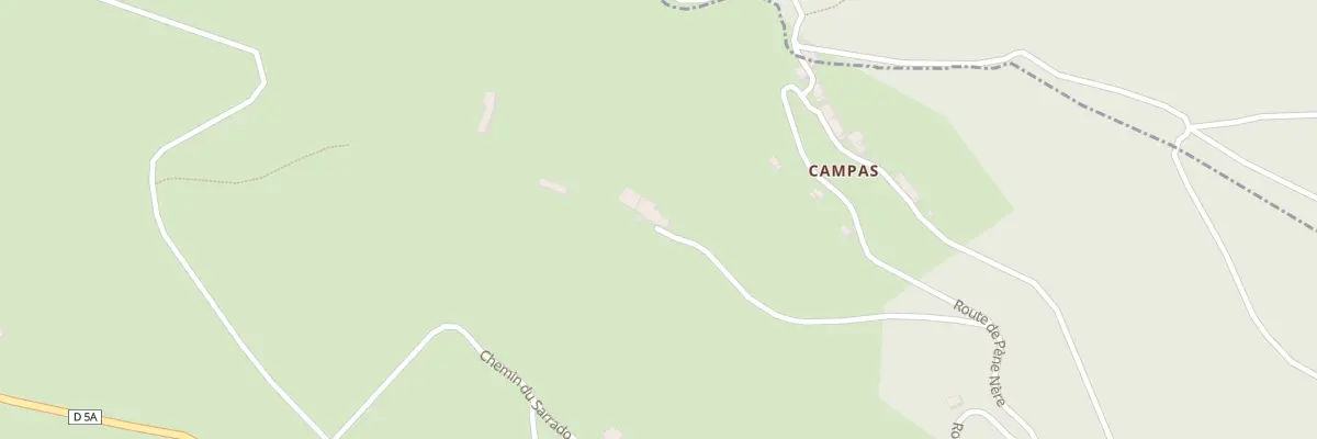 Plan du 76 Campas à Milhas