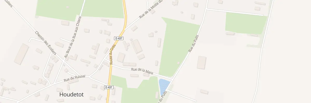 Plan du 1 Rue de la Mare à Houdetot