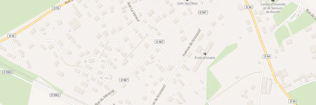 Plan du 1 Rue du Mineray à Bourth