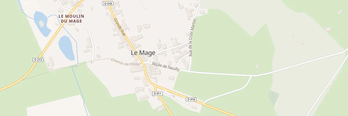 Plan du 1 Venelle du Haut Chêne au Mage